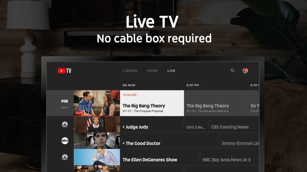 youtube tv windows app