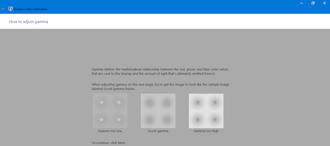 Windows 10 monitor color calibration