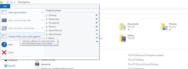 clear file explorer history