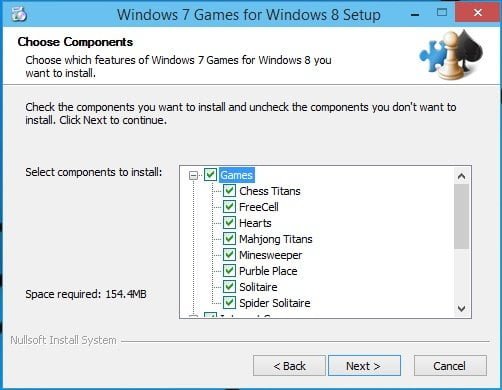 Install Windows 7 classic Games in Windows 10