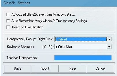 How to Apply Transparency Effects in Windows Tiles, Settings, Apps